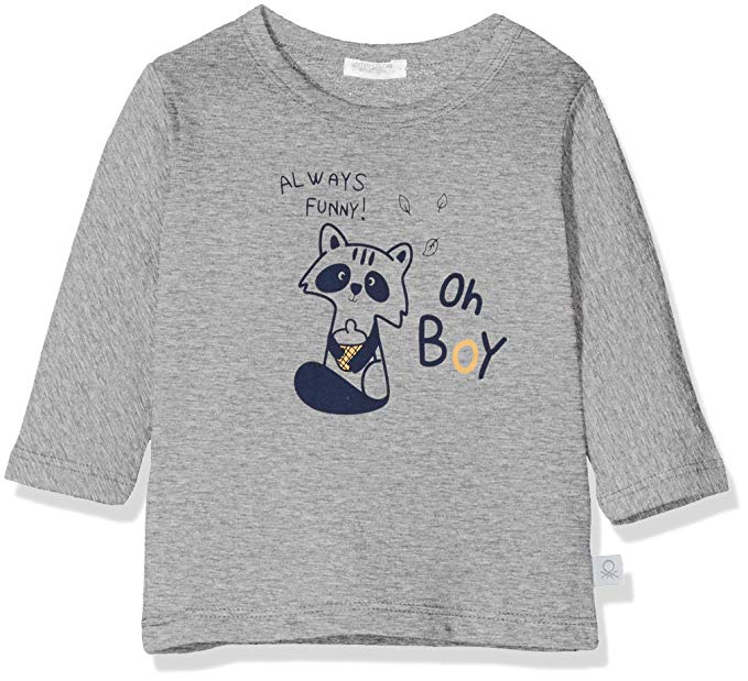 camiseta de mapache benetton, para bebes
